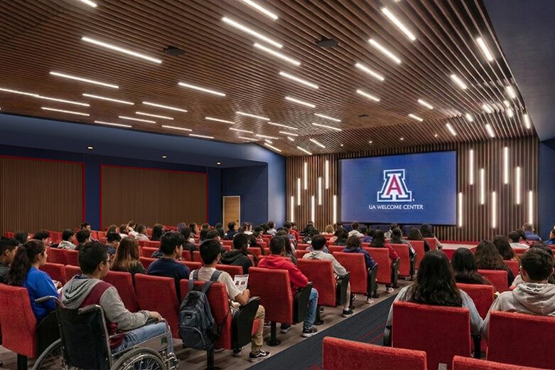 UA Welcome Center Tour Room